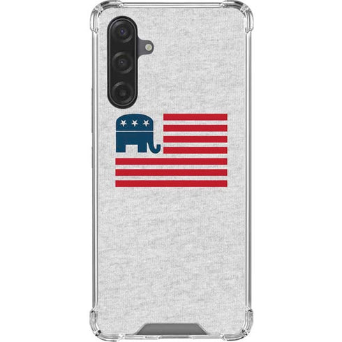 Republican American Flag Galaxy A17 Clear Case