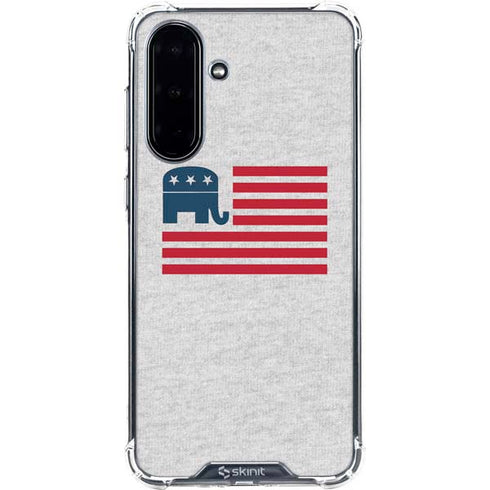 Republican American Flag Galaxy A36 5G Clear Case