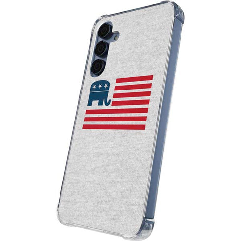 Republican American Flag Galaxy A55 5G Clear Case