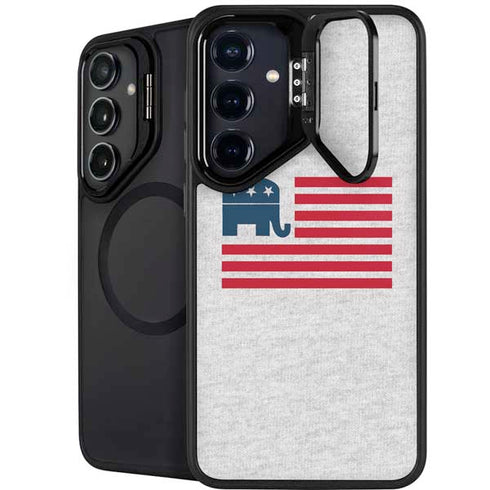Republican American Flag Galaxy S25 Kickstand Case