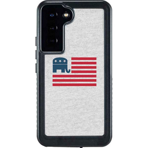 Republican American Flag Galaxy S24 Plus Waterproof Case