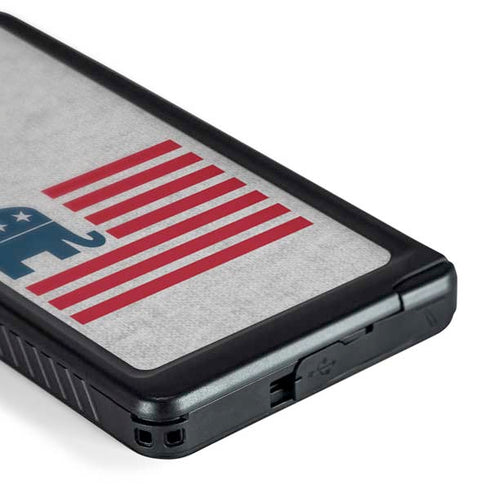 Republican American Flag Galaxy S24 Ultra Waterproof Case