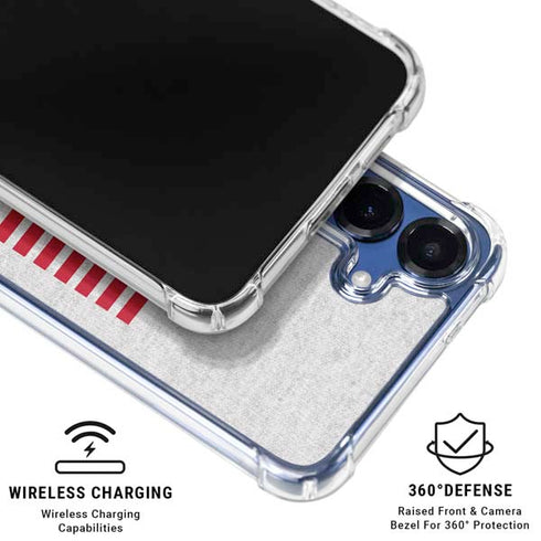 Republican American Flag Galaxy S25 Clear Case