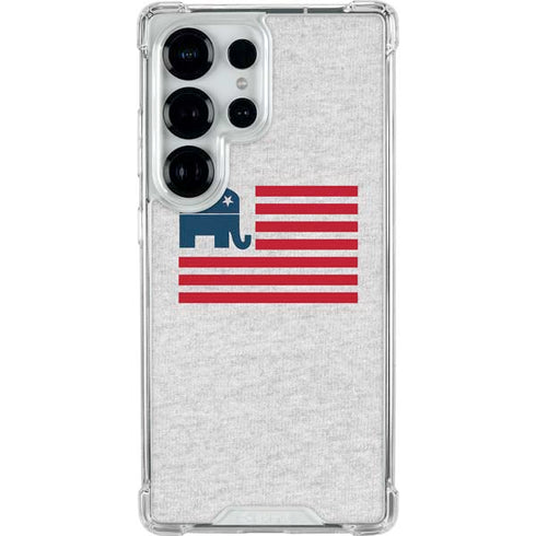 Republican American Flag Galaxy S25 Ultra Clear Case