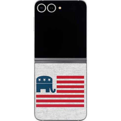 Republican American Flag Galaxy Z Flip6 Skin