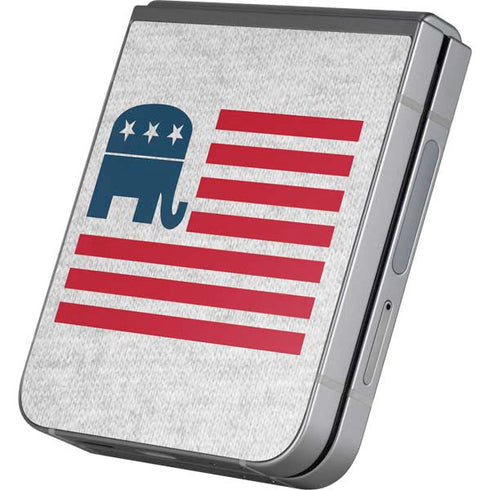 Republican American Flag Galaxy Z Flip6 Skin