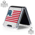 Republican American Flag Galaxy Z Flip6 Clear Case
