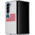 Republican American Flag Galaxy Z Fold5 5G Clear Case