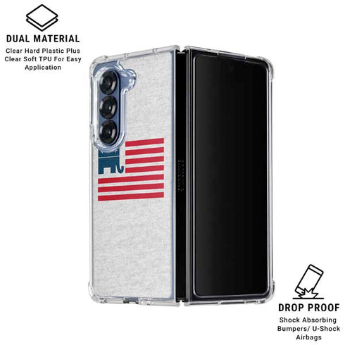 Republican American Flag Galaxy Z Fold6 Clear Case
