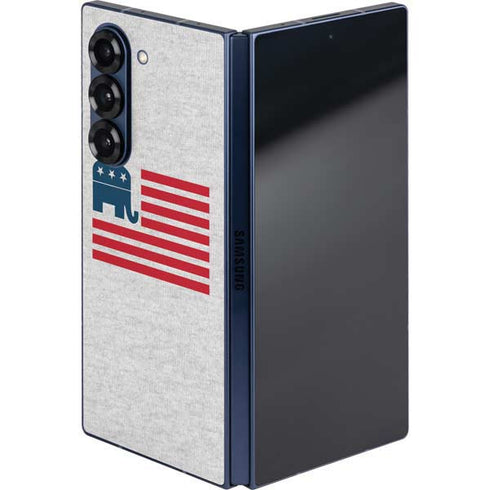 Republican American Flag Galaxy Z Fold6 Skin
