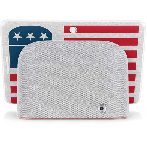 Republican American Flag Google Home Hub Skin