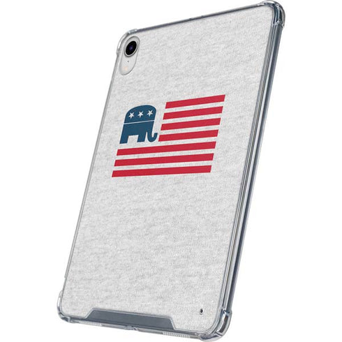 Republican American Flag iPad 11th Gen (2025) Clear Case