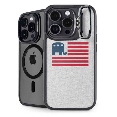 Republican American Flag iPhone 13 Pro Max Kickstand Case