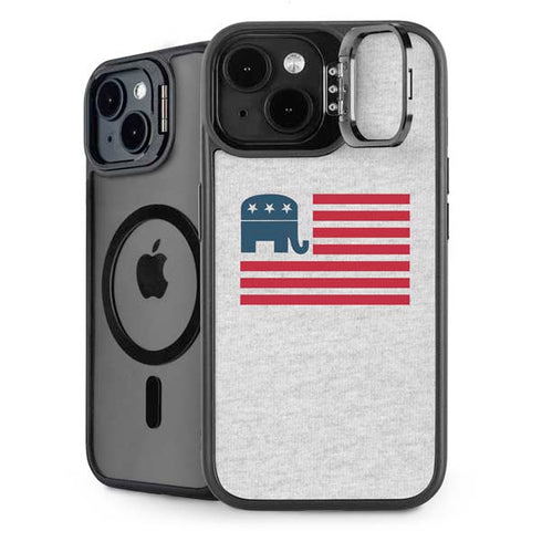 Republican American Flag iPhone 14 Plus Kickstand Case