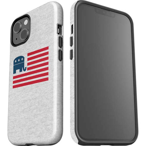 Republican American Flag iPhone 15 Impact Case