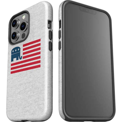 Republican American Flag iPhone 15 Pro Impact Case