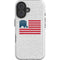 Republican American Flag iPhone 16 Plus Impact Case