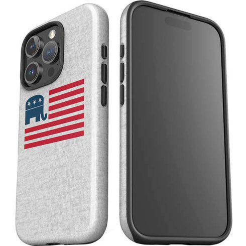Republican American Flag iPhone 16 Pro Impact Case