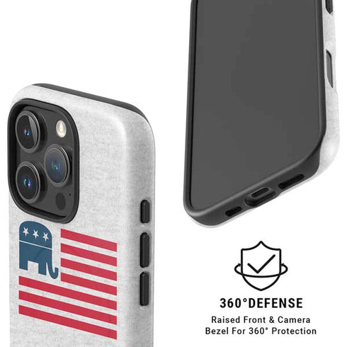 Republican American Flag iPhone 16 Pro Magsafe Impact Case