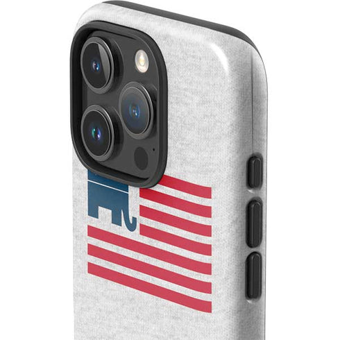 Republican American Flag iPhone 16 Pro Max Impact Case