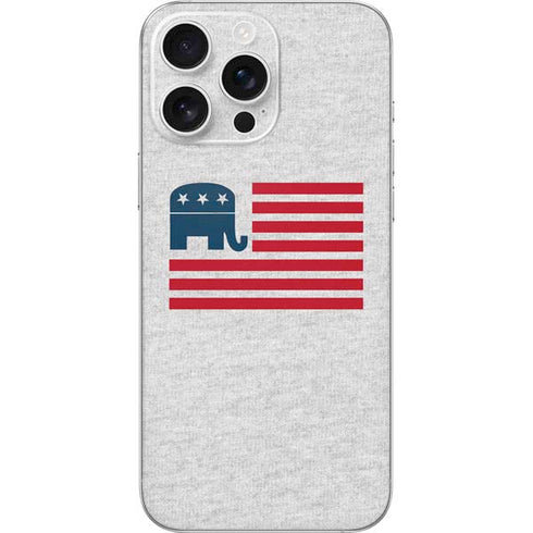 Republican American Flag iPhone 16 Pro Max Skin
