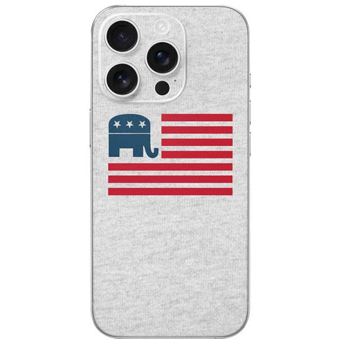 Republican American Flag iPhone 16 Pro Skin