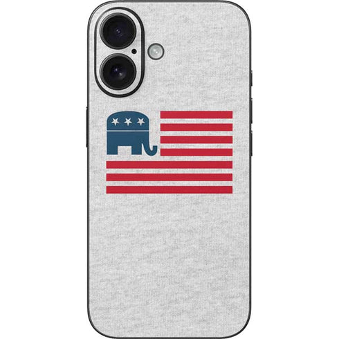 Republican American Flag iPhone 16 Skin