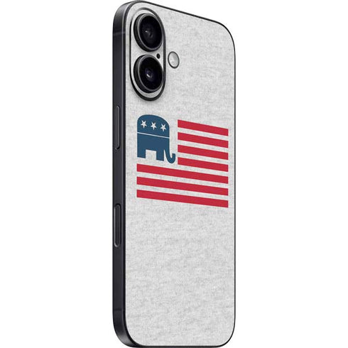 Republican American Flag iPhone 16 Skin
