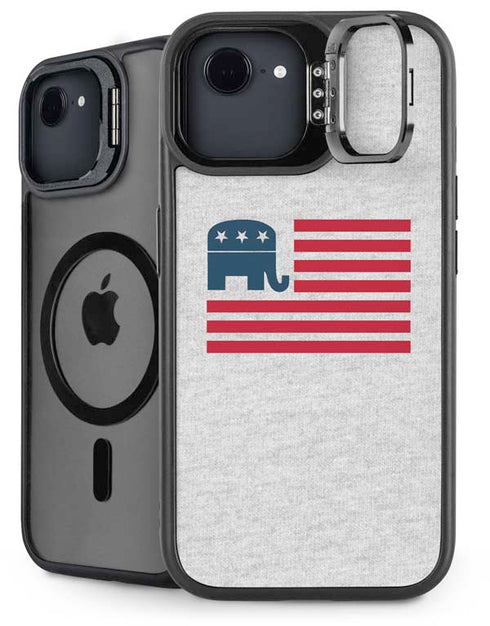 Republican American Flag iPhone 16e Kickstand Case