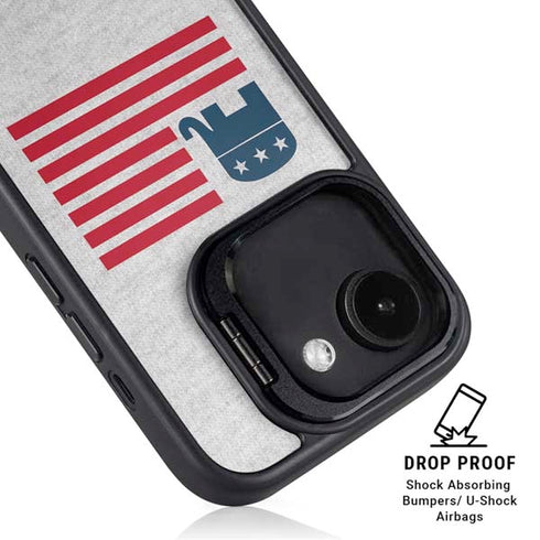 Republican American Flag iPhone 16e Kickstand Case