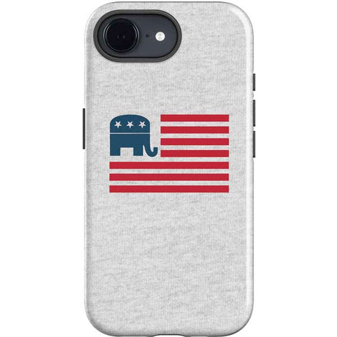 Republican American Flag iPhone 16e Impact Case