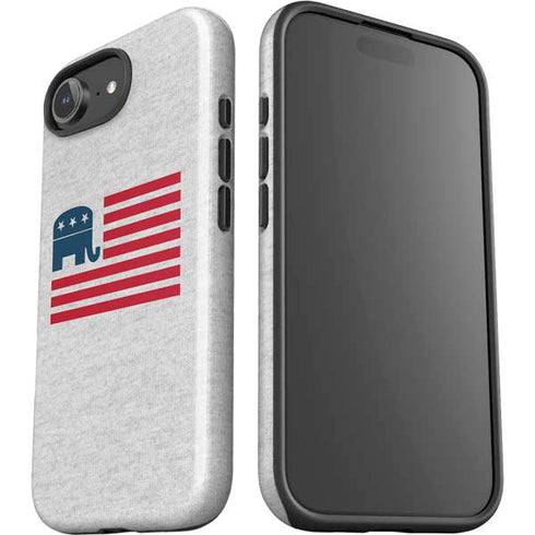 Republican American Flag iPhone 16e Impact Case