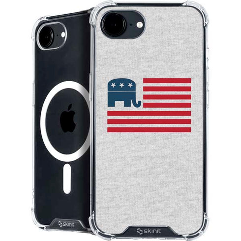 Republican American Flag iPhone 16e MagSafe Case