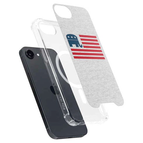 Republican American Flag iPhone 16e MagSafe Case