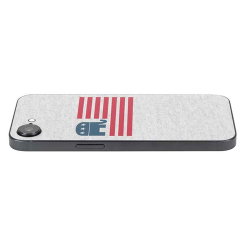 Republican American Flag iPhone 16e Skin