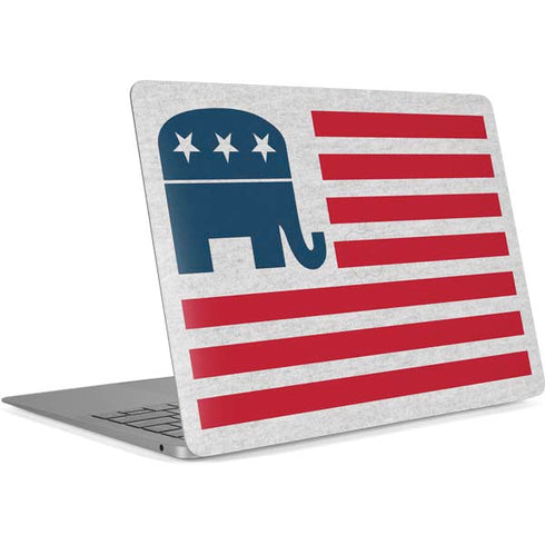 Republican American Flag Apple MacBook Air Skin
