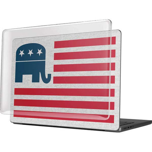 Republican American Flag MacBook Pro 14in (2021-24) Case plus Skin