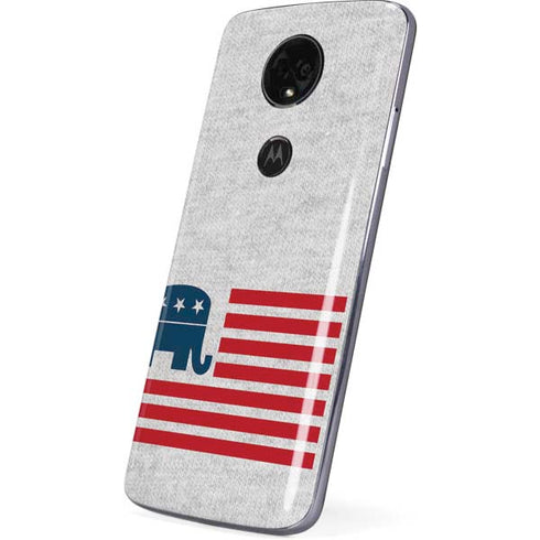 Republican American Flag Moto E5 Plus Skin