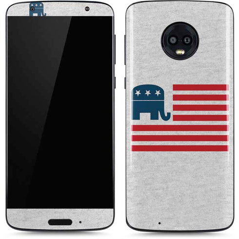 Republican American Flag Moto G6 Skin
