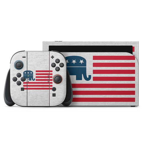 Republican American Flag Nintendo Skins