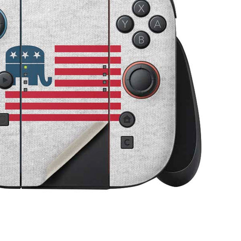 Republican American Flag Nintendo Switch 2 (2025) Joy-Con Controller Skin