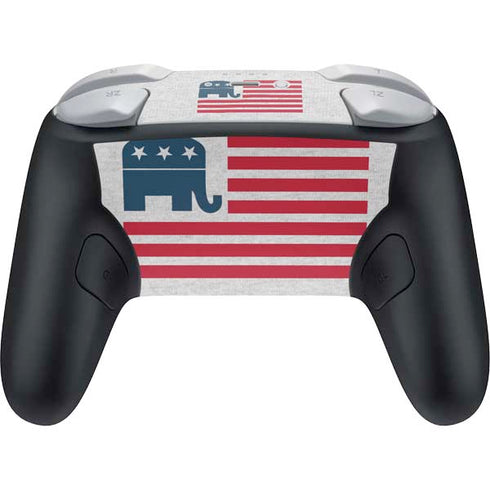 Republican American Flag Nintendo Switch 2 (2025) Pro Controller Skin