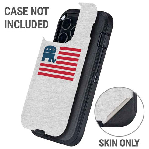 Republican American Flag Otterbox Defender iPhone Skin