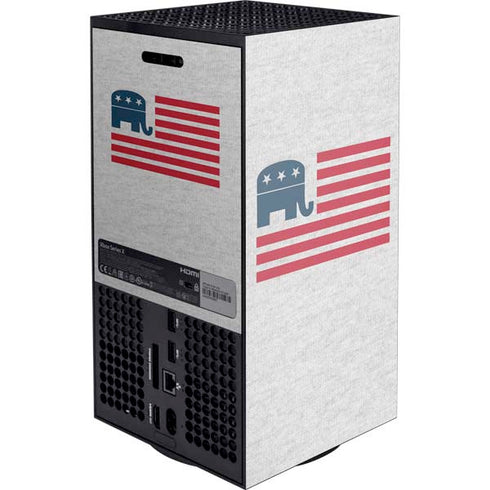 Republican American Flag XBox Series X Digital Edition Console Skin