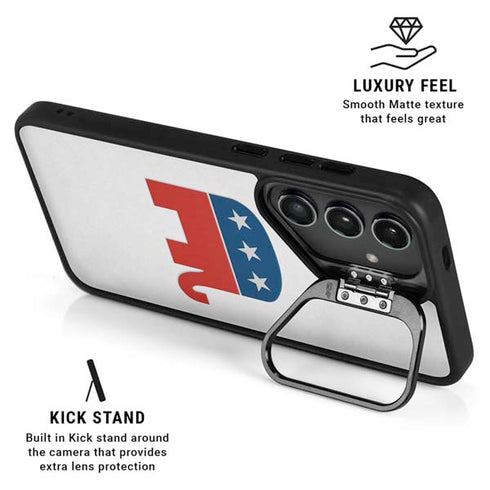 Republican Elephant Galaxy S24 FE Kickstand Case