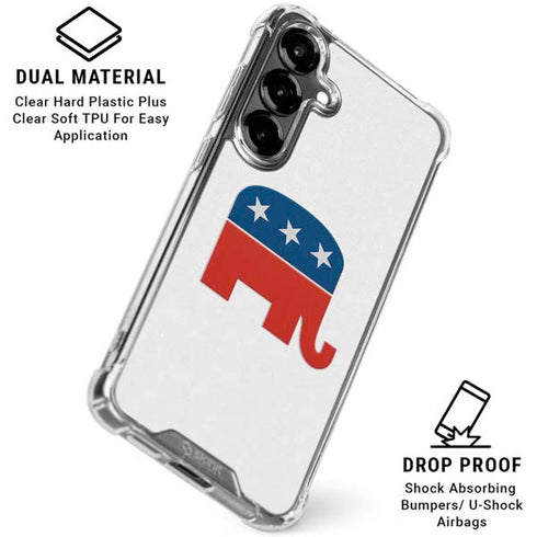 Republican Elephant Galaxy S26 Clear Case