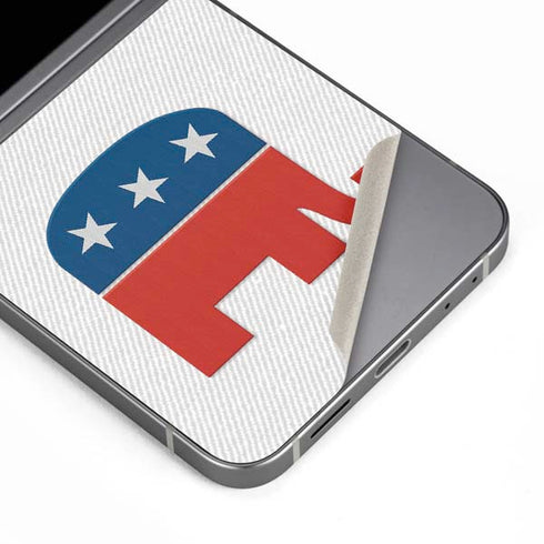 Republican Elephant Galaxy Z Flip6 Skin