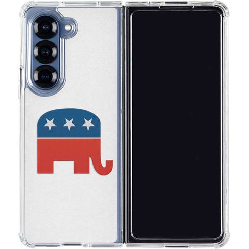 Republican Elephant Galaxy Z Fold6 Clear Case