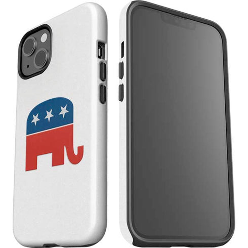 Republican Elephant iPhone 15 Impact Case