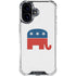 Republican Elephant iPhone 16 Clear Case